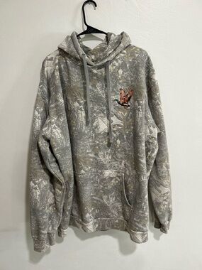 Buckhorn River Hoodie 2XL Camo Duck Hunting Sweatshirt Mallard Graphic Hoodie